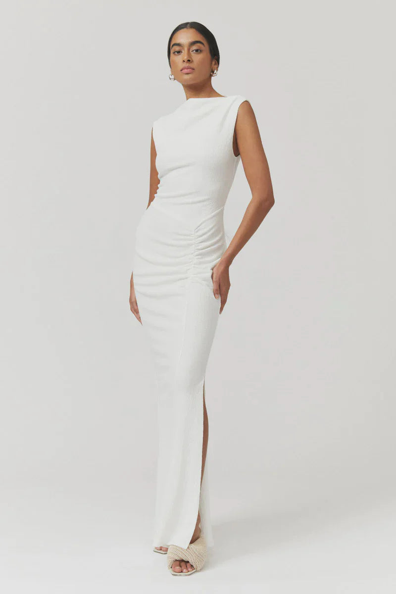 Suboo Jacqui Rouched Front Midi Dress