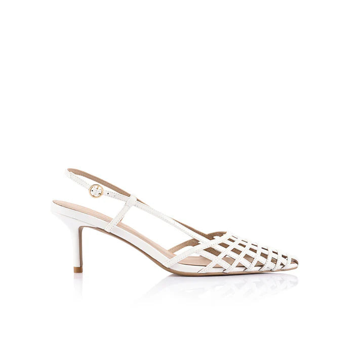 Lana Wilkinson "Miranda" Pump White Leather