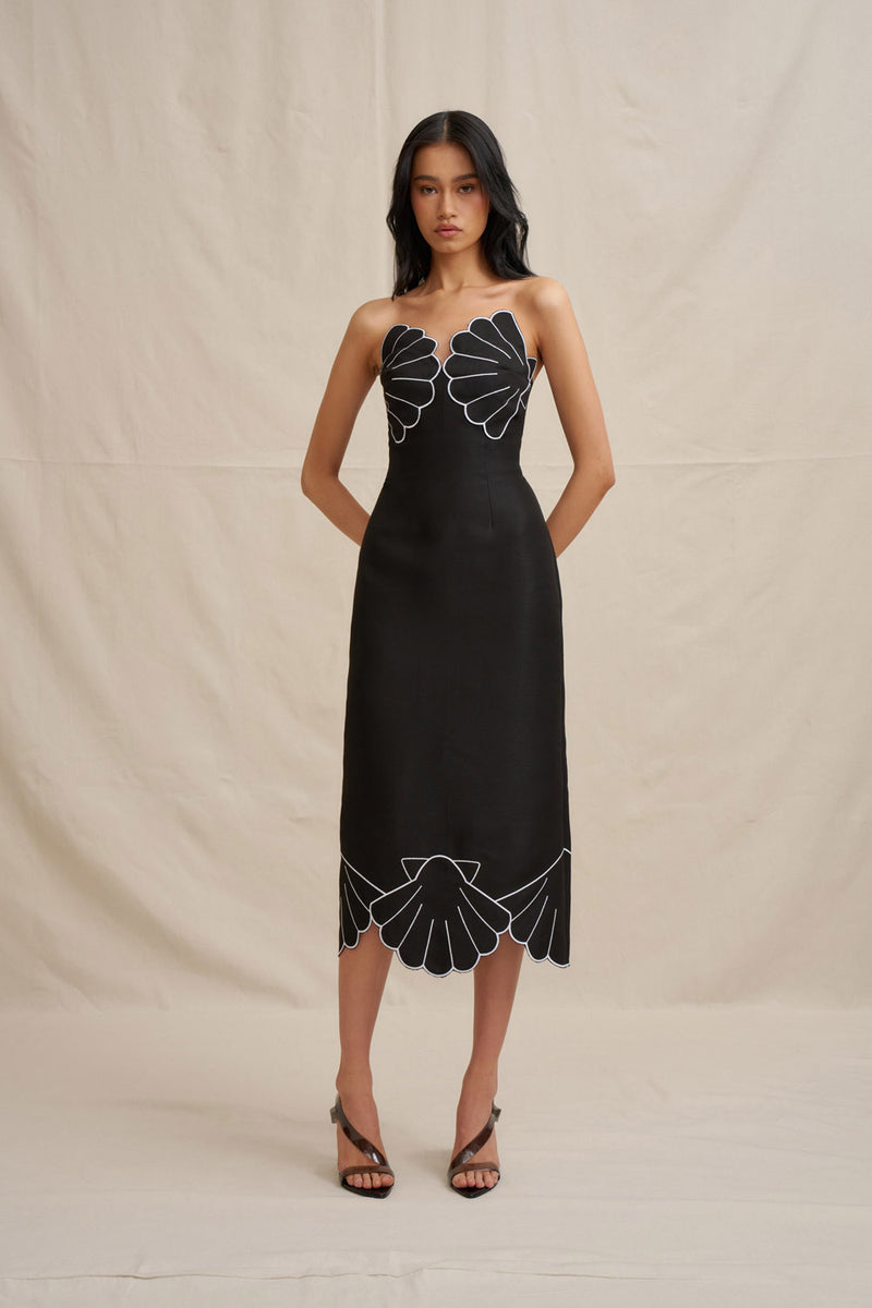 By Johnny "Kimora" Shell Midi Dress