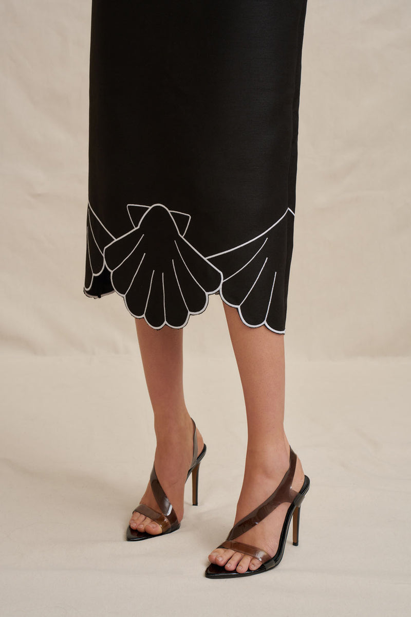 By Johnny "Kimora" Shell Midi Dress