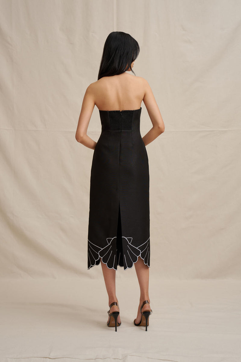 By Johnny "Kimora" Shell Midi Dress