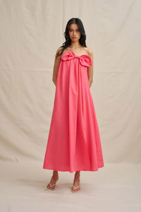By Johnny "Sabrina" Strapless Maxi Dress