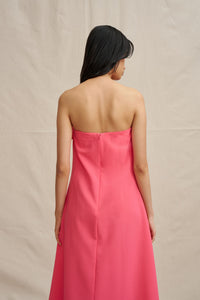 By Johnny "Sabrina" Strapless Maxi Dress