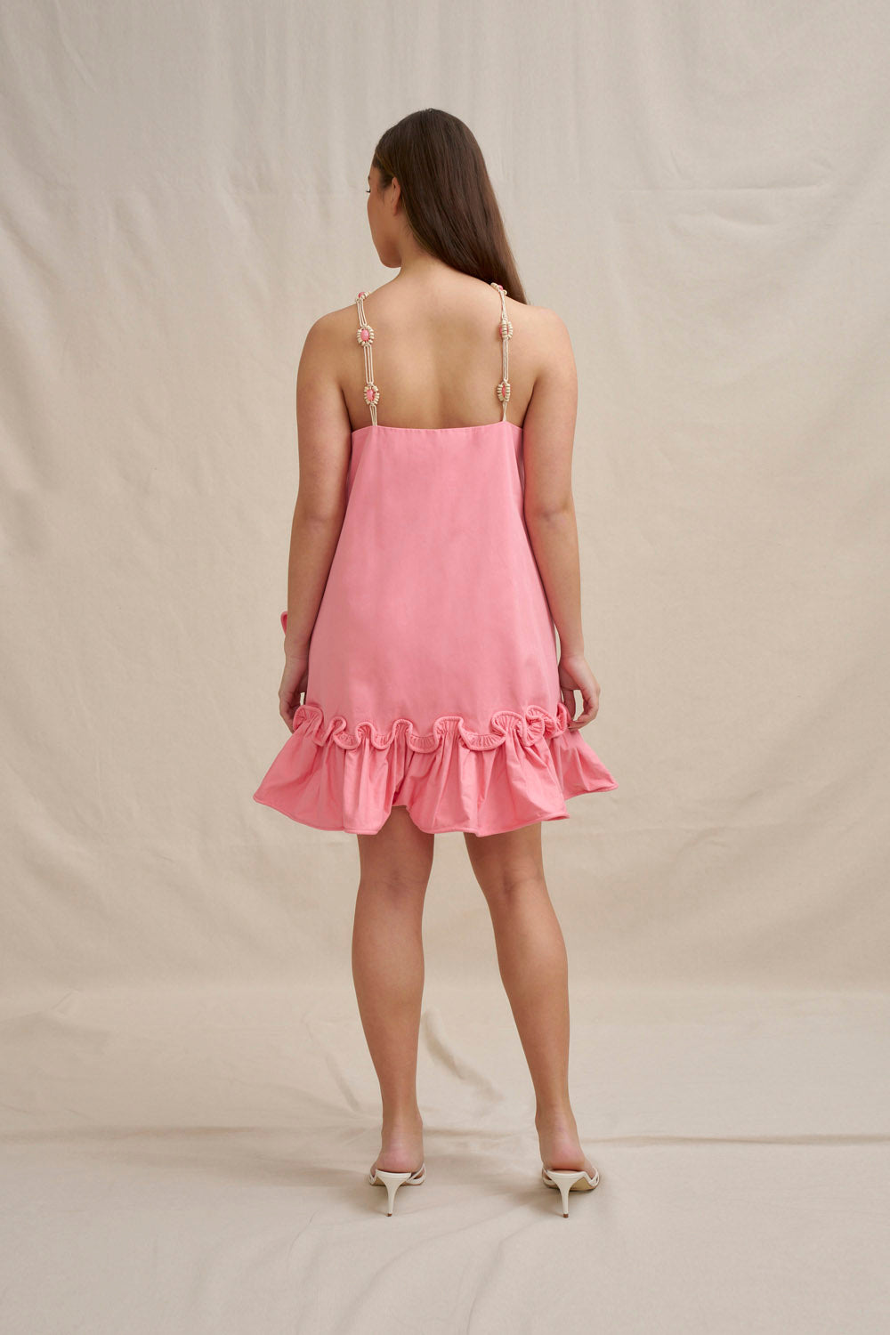 By Johnny "Verona" Rope Frill Mini Dress
