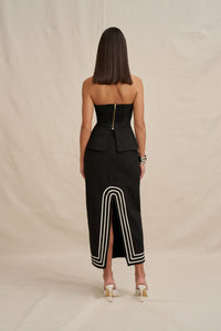 By Johnny "Sloane Stripe" Skirt and Top