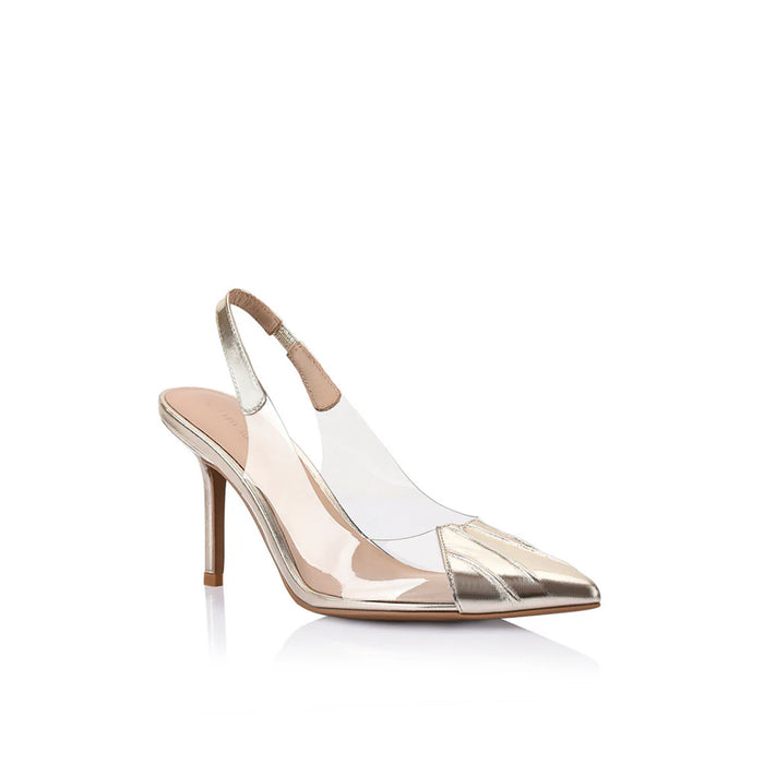 Lana Wilkinson "Remi" Slingback Heel - Gold