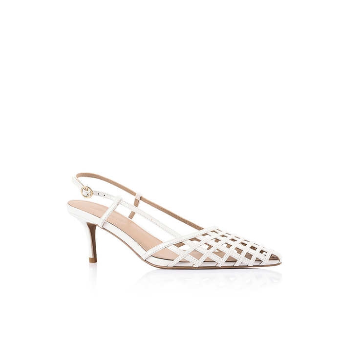 Lana Wilkinson "Miranda" Pump White Leather