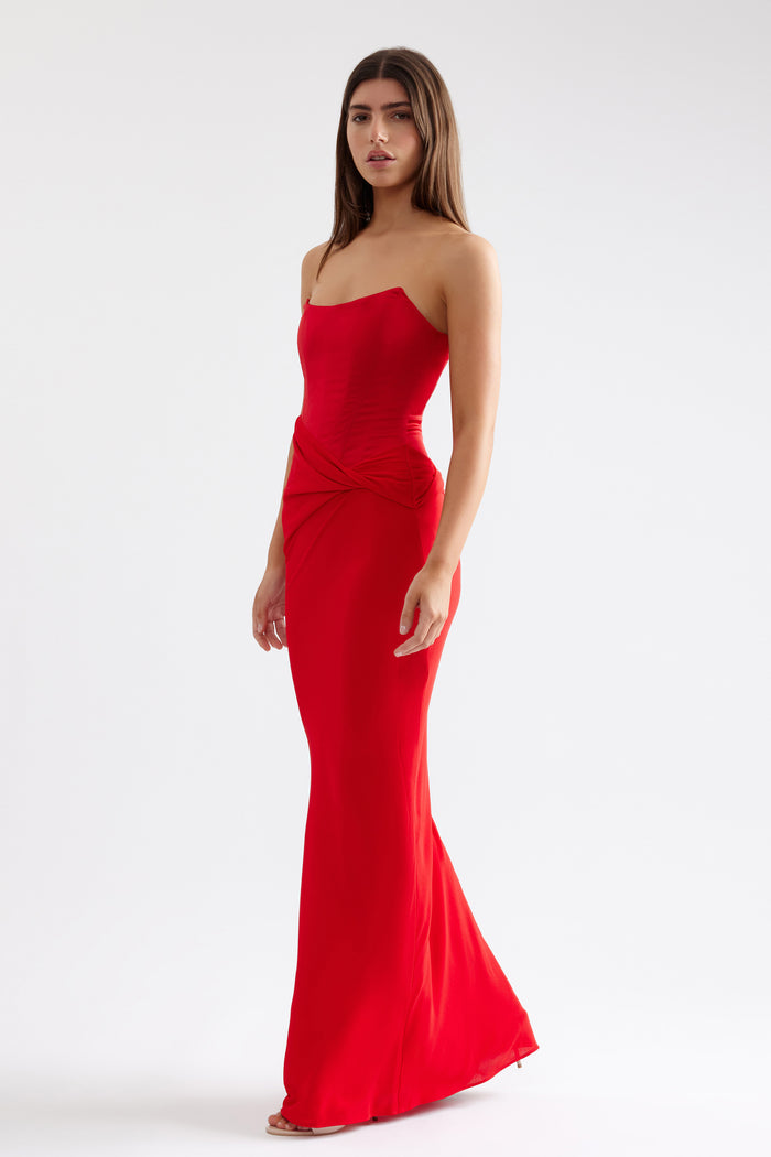 Lexi "Elora" Dress - Red