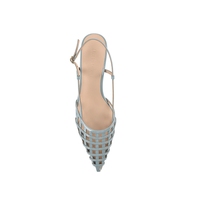 Lana Wilkinson "Miranda" Pump Mint Leather