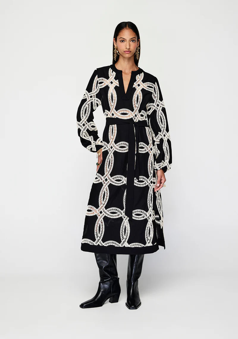 MOS THE LABEL Livia Midi Dress