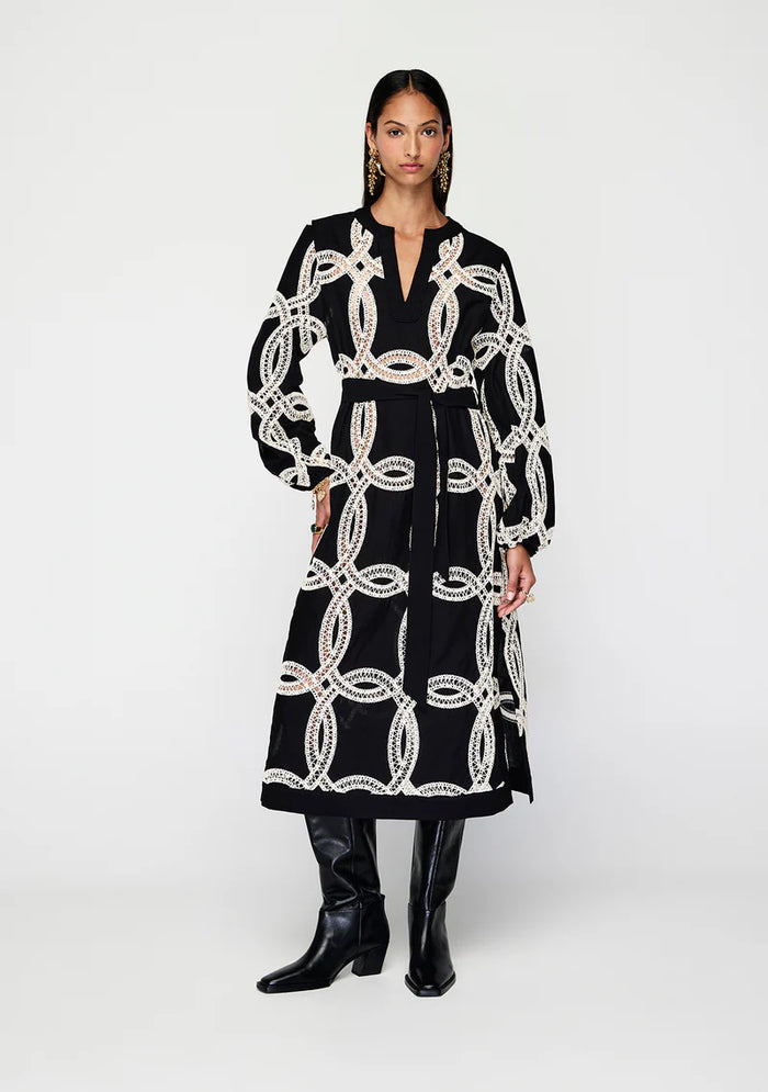 MOS THE LABEL Livia Midi Dress