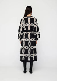 MOS THE LABEL Livia Midi Dress for long lunches and special occasions