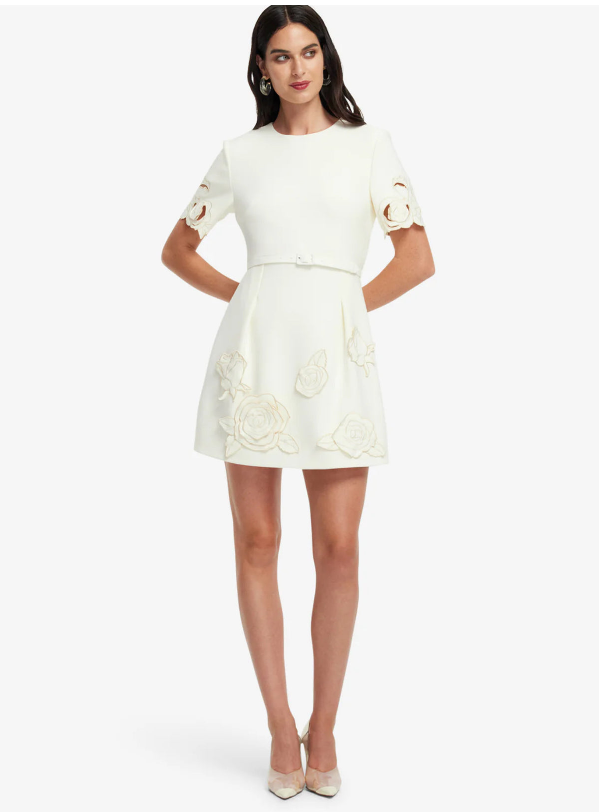 Leo Lin "Aurelie" Short Sleeve Dress