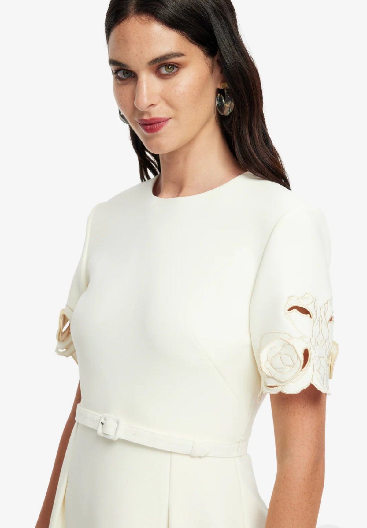 Leo Lin "Aurelie" Short Sleeve Dress