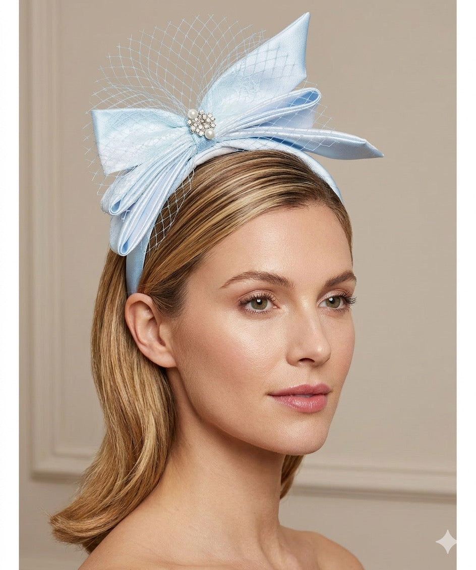 Wendy Scully Blue Ombre Bow