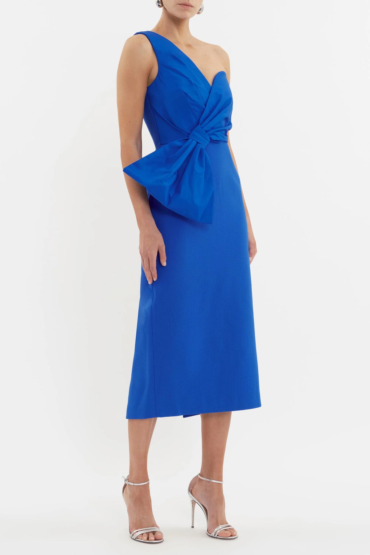 Rebecca Vallance "Antonella" 1 Shoulder Midi Dress