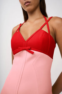 By Johnny Athena Mini Dress - Pink Red