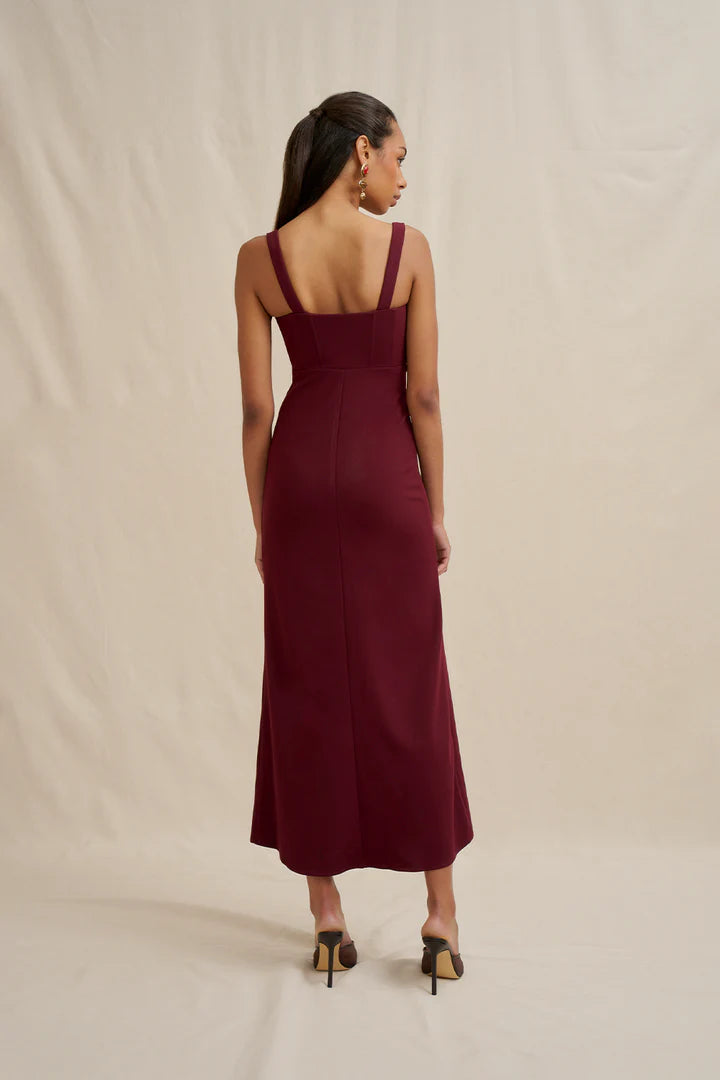 By Johnny 'Basia' Bodice Midi Dress