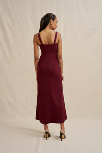 By Johnny 'Basia' Bodice Midi Dress