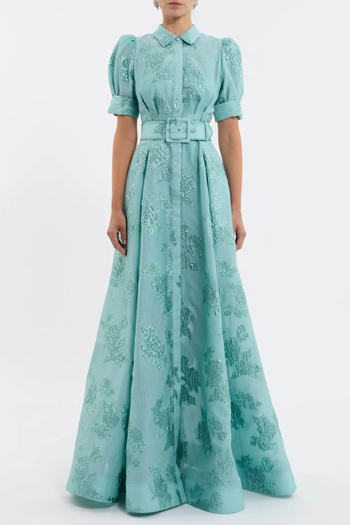 Rebecca Vallance "Benette" Short Sleeve Gown
