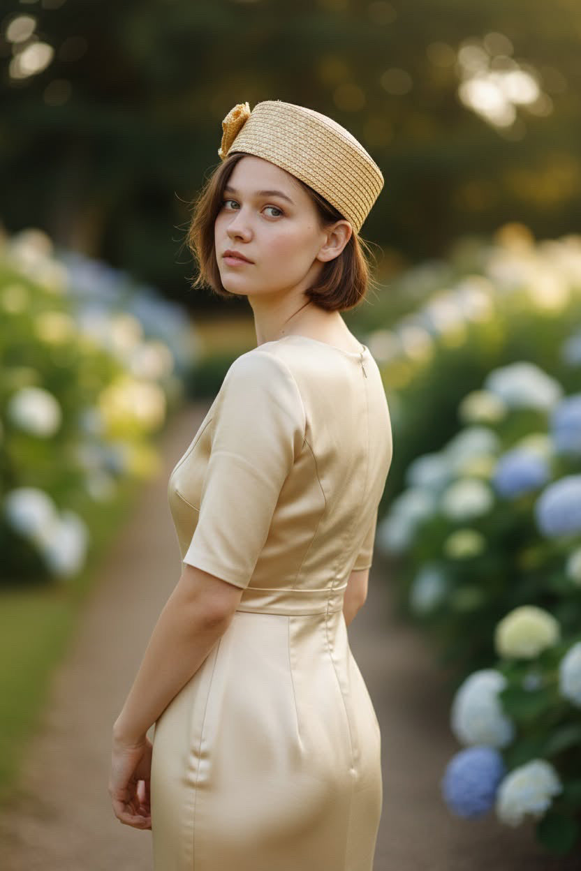Wendy Scully Pillbox - Yellow