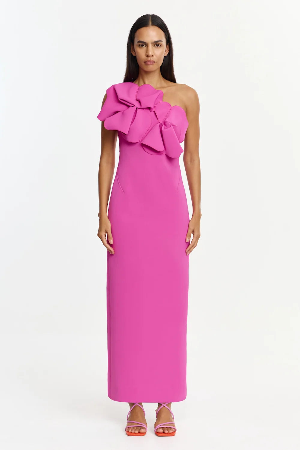 Pink designer gown