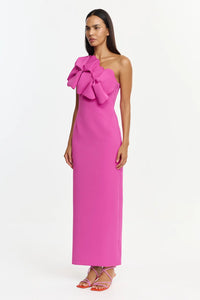 Pink wedding guest dress