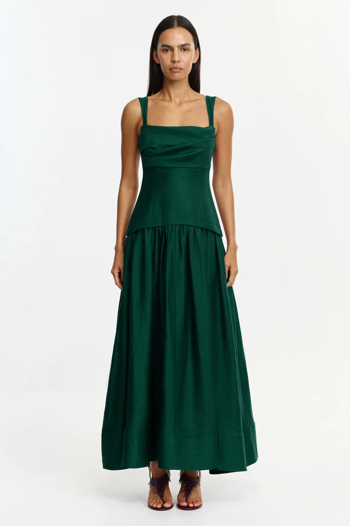 ACLER Reeve Maxi Dress – Deep Emerald