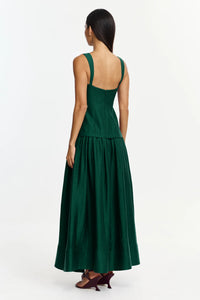 ACLER Reeve Maxi Dress – Deep Emerald