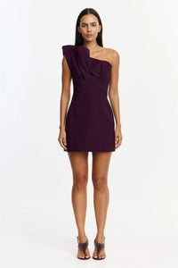 ACLER Lugano Mini Dress – Plum