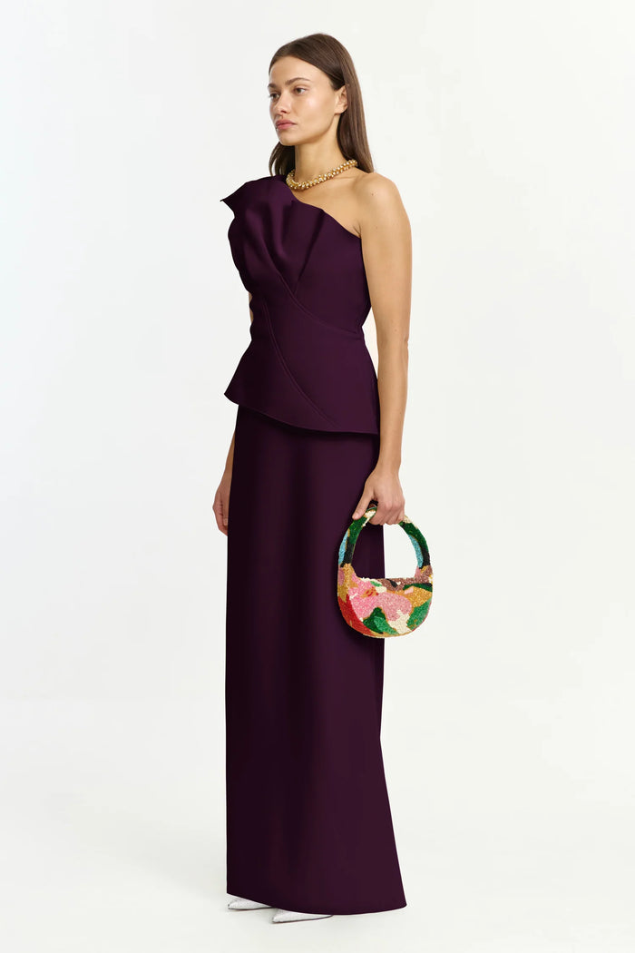 ACLER Lugano Maxi Dress – Plum