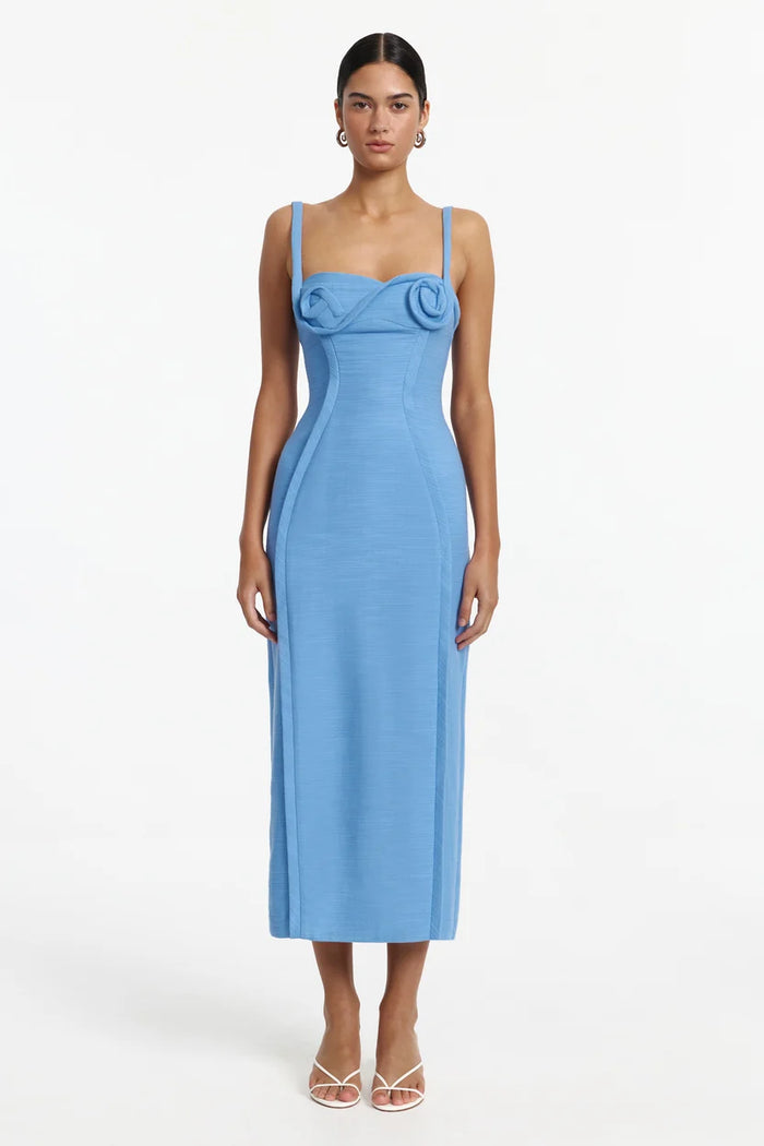 Significant Other Vanesa Maxi Dress Aurelle hire Australia – sculptural rosette maxi dress