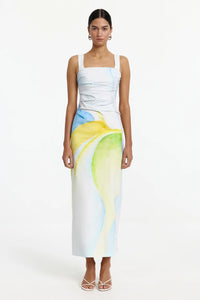Significant Other Phoebe Dress Seaglass Print hire Australia – designer maxi dress