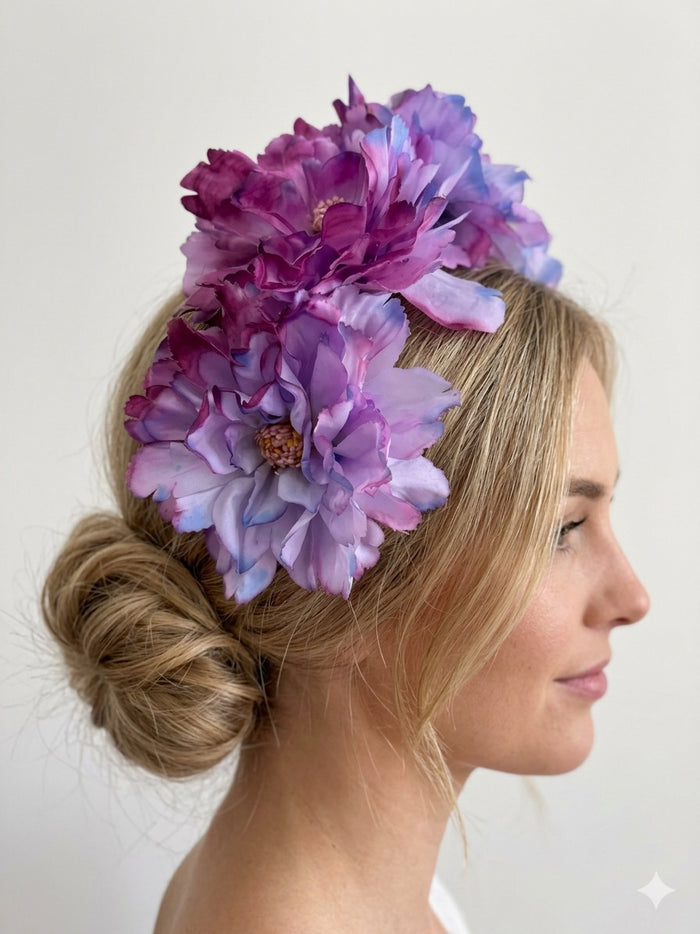 Wendy Scully Flower Crown - Purple