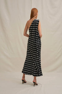 By Johnny 'Dove' Drape Polka Ankle Dress