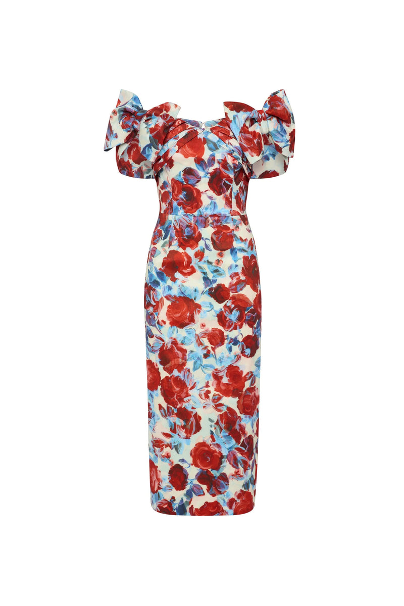 Rebecca Vallance "Fleurette" Midi Dress