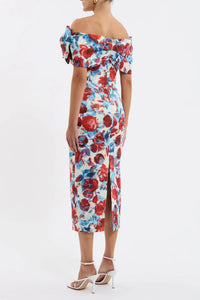 Rebecca Vallance "Fleurette" Midi Dress