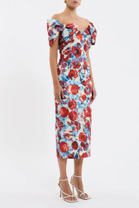 Rebecca Vallance "Fleurette" Midi Dress