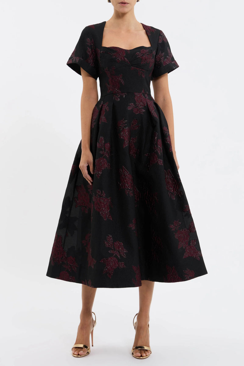Rebecca Vallance "Florentina" Midi Dress