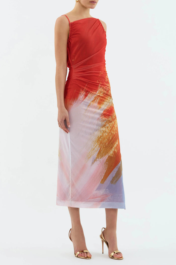 Rebecca Vallance Frida Strap Midi Dress