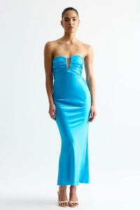 Lexi "Geneva" Dress- Capri Blue