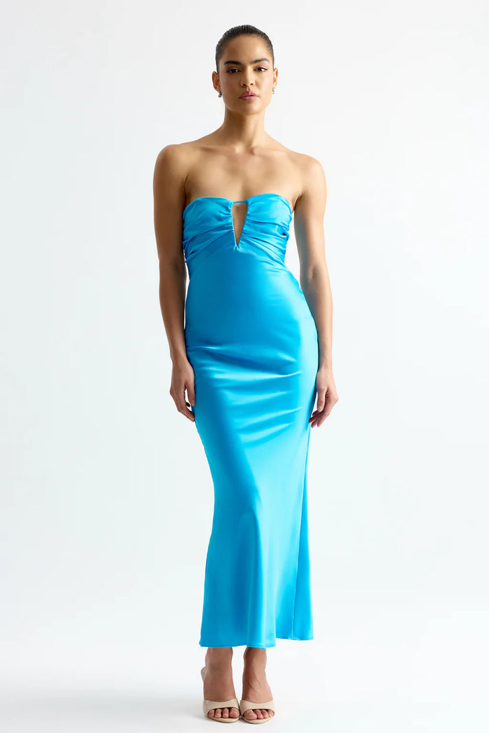 Lexi "Geneva" Dress- Capri Blue