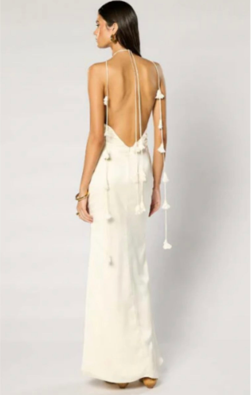 Winona "Saria" Halter Maxi Dress