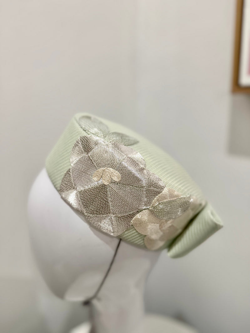 Wendy Scully Mint Green Vintage Pillbox