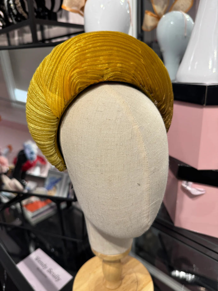 Wendy Scully Millinery Crown in Golds
