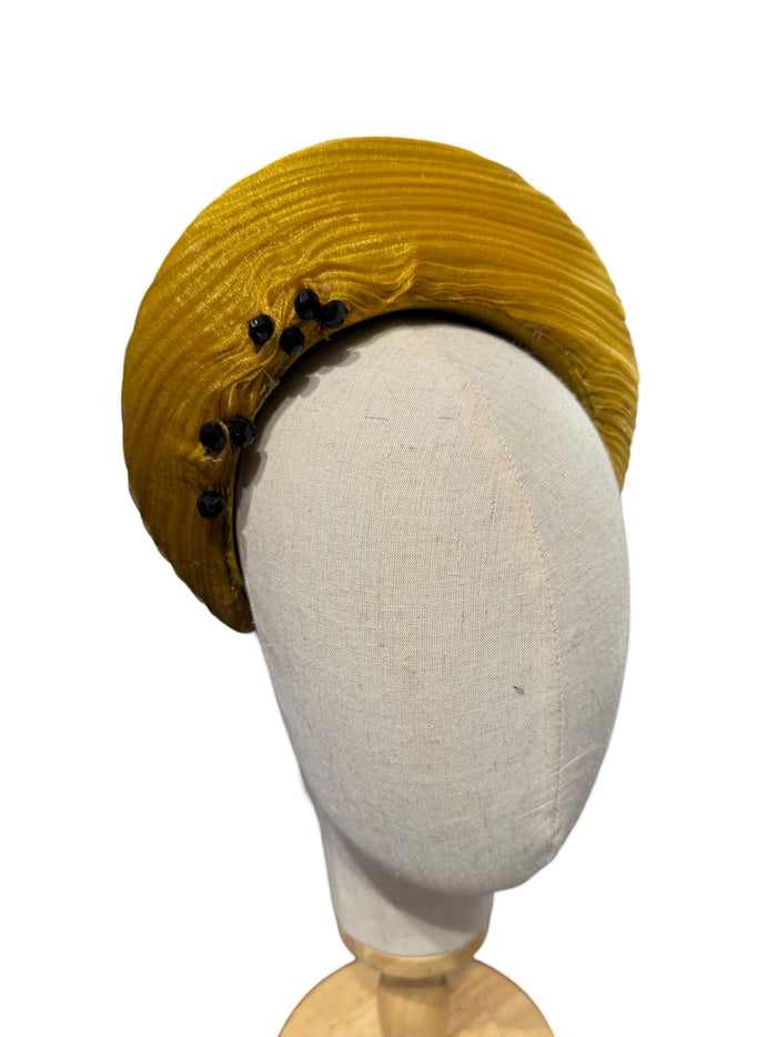 Wendy Scully Millinery Crown in Golds