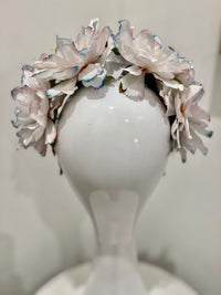 Wendy Scully Flower Crown - White/Pink/Blue