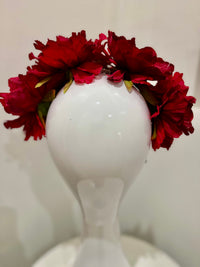 Wendy Scully Flower Crown - Red