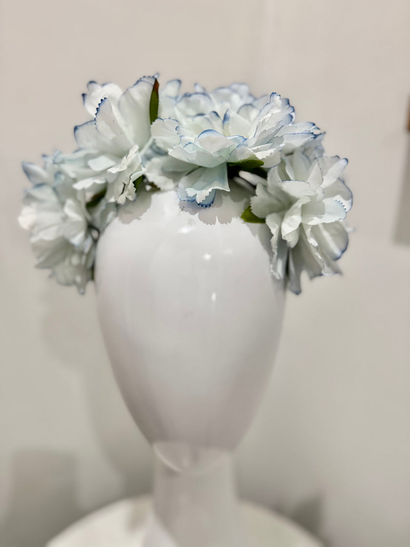 Wendy Scully Flower Crown - White/Blue