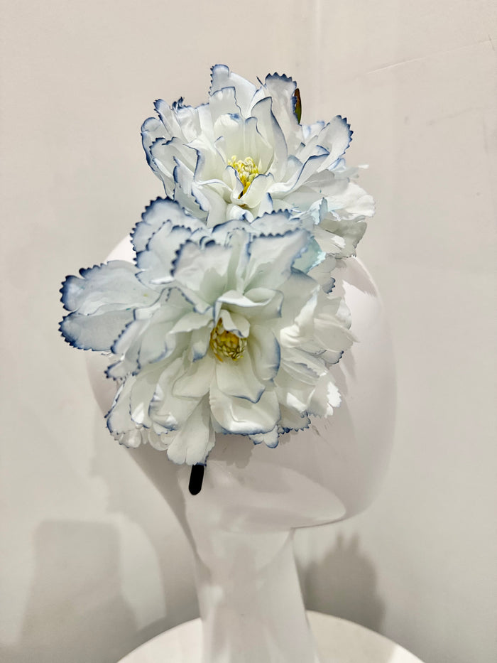 Wendy Scully Flower Crown - White/Blue